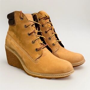 Timberland Size 7.5 Women’s Earthkeepers Amston Wedge Ankle Boot New 2.9 Heel